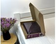 Постельное белье LARA d13210e160 dark violet сатин-страйп LUX с простынью на резинке 160х200х25 евро