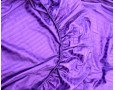 Постельное белье LARA d13226e180 violet сатин-страйп LUX с простынью на резинке 180х200х25 евро