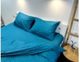 Постільна білизна LARA d13227р turquoise сатин-страйп LUX полуторна