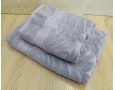 Набор махровых полотенец турецких Gulcan 50х90+70х140  Jacquard Cotton Lux Akasya Lila