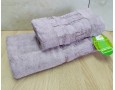 Набор бамбуковых махровых полотенец турецких Cestepe 50х90+70х140  Bamboo Floral Gulkurusu
