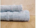 Набір бамбукових махрових рушників турецьких Cestepe 50х90+70х140  Bamboo Zumrut Light Blue