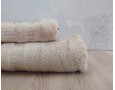 Набор бамбуковых махровых полотенец турецких Cestepe 50х90+70х140  Bamboo Zumrut Light Bej