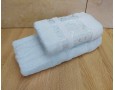 Набор бамбуковых махровых полотенец турецких Cestepe 50х90+70х140  Bamboo Royal light blue