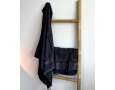 Набор бамбуковых махровых полотенец турецких Zeron 50х90+70х140  Bamboo Agaс Desen серый 1