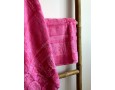 Набор бамбуковых махровых полотенец турецких Zeron 50х90+70х140  Bamboo Agaс Desen розовый 2