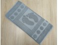 Турецкое полотенце для ног Zeron 50х70 Light Gray 750г/м2