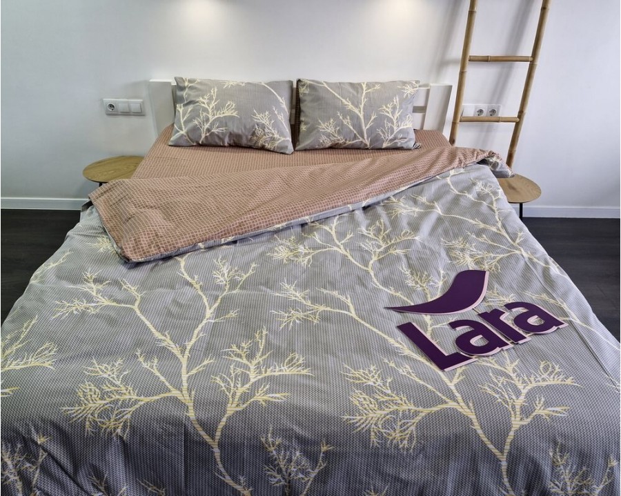 Постельное белье LARA бязь d11344d двуспальное