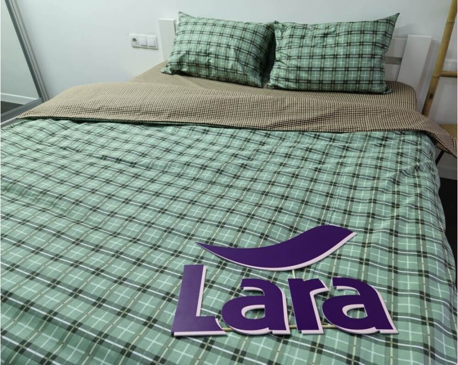 Постельное белье LARA бязь d11345d двуспальное