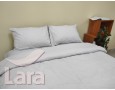 Постельное белье LARA бязь d11193p Light grey полуторное