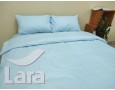 Постельное белье LARA бязь d11182e Blue евро