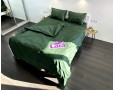 Постельное белье LARA бязь d11188p Ромб Green полуторное