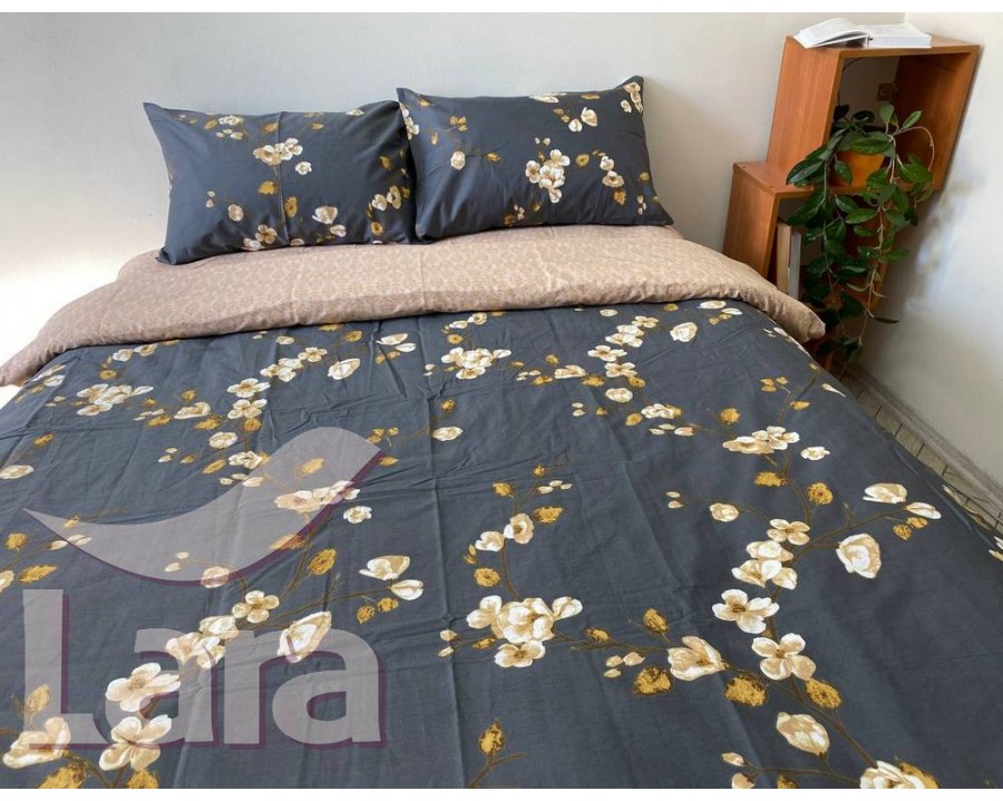 Постельное белье LARA сатин d13075e евро
