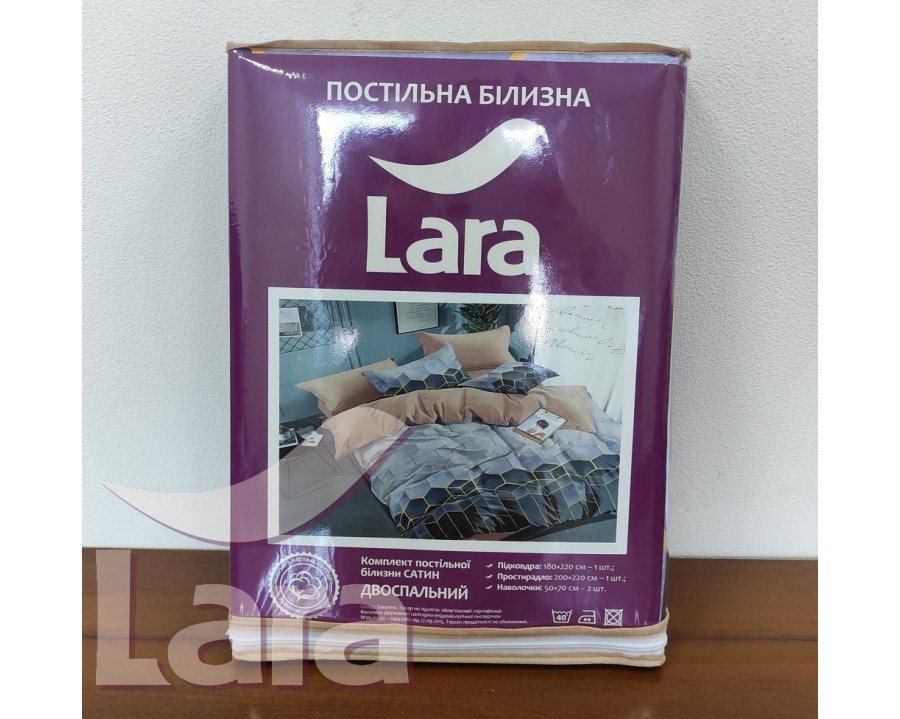 Постельное белье LARA сатин d13062s семейное