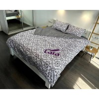 Постельное белье LARA бязь d11320d двуспальное