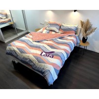 Постельное белье LARA бязь d11332d двуспальное