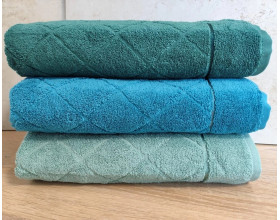 Набор махровых турецких полотенец Zeron 3 штуки 70х140 Microcotton Kilim Desen
