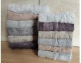 Набор турецких махровых полотенец Cestepe 50х90 6 штук + 70х140 6 штук Bamboo Aymira
